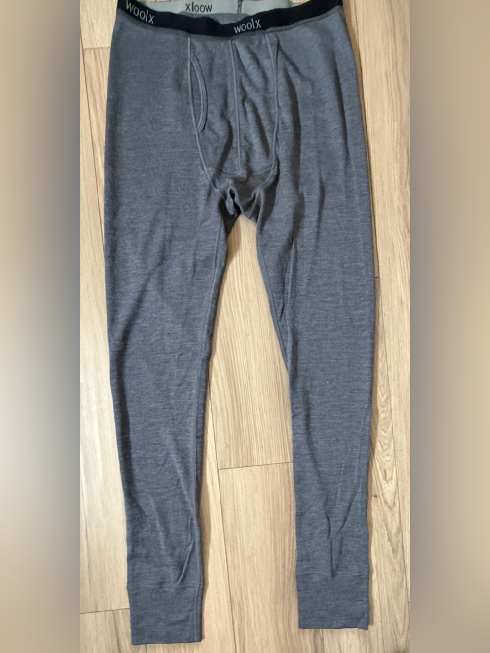 Woolx Mens Merino Wool Base Layer Bottoms Sz XLarge Gray NWOT